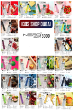 BEST NERD BAR 3000 PUFFS DISPOSABLE VAPE IN UAE