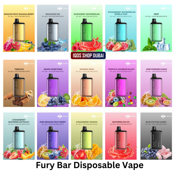 Fury Bar 6000 Puffs Disposable Vape