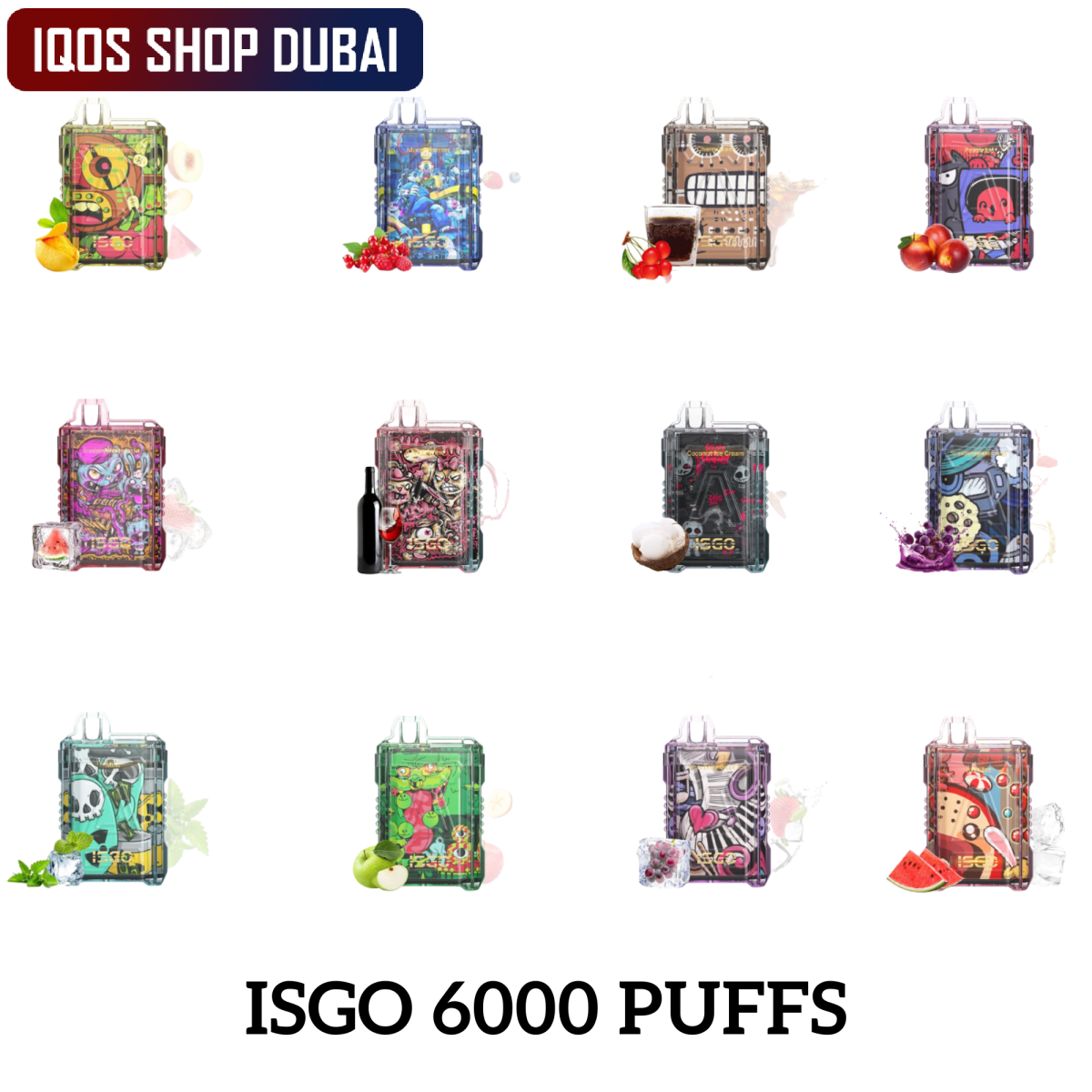 ISGO 6000 Puffs Disposable Vape IN DUBAI UAE
