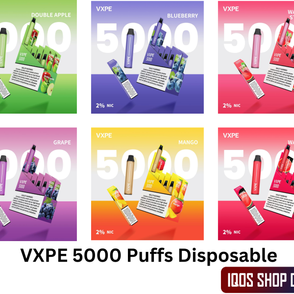 VXPE 5000 Puffs Disposable Rechargeable Vape IN UAE