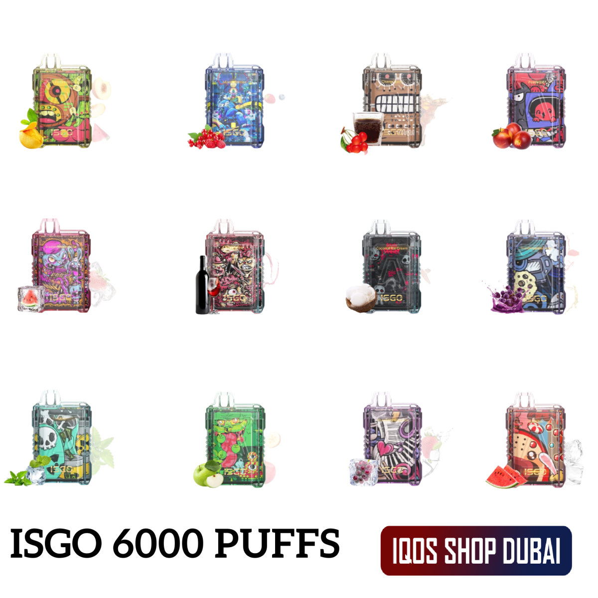 ISGO 6000 Puffs Disposable Vape in Dubai UAE