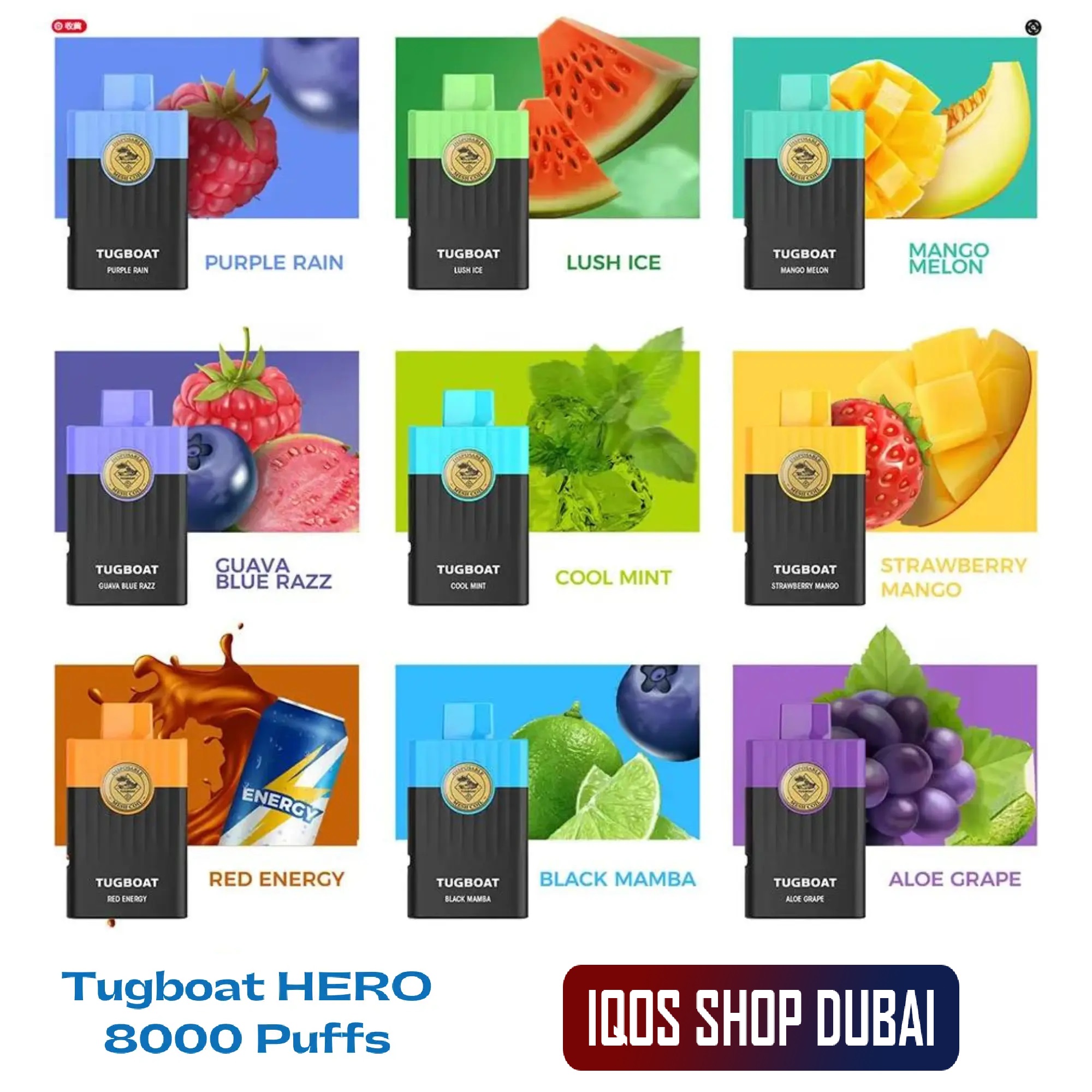 Tugboat Hero 8000 Puffs Disposable Vape