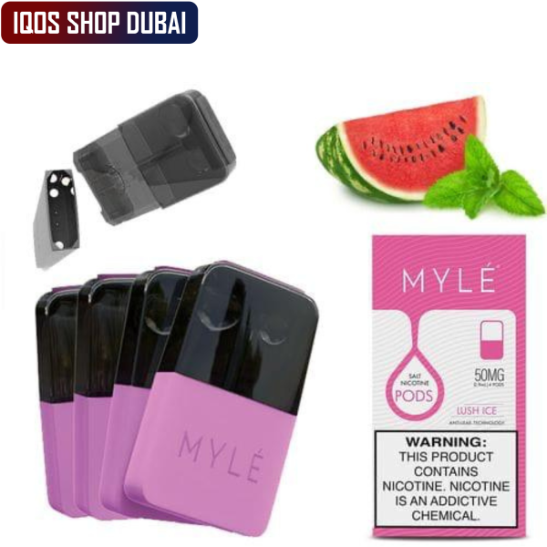 MYLE V4 Lush Ice Flavor Magnetic PODS 50mg in UAE