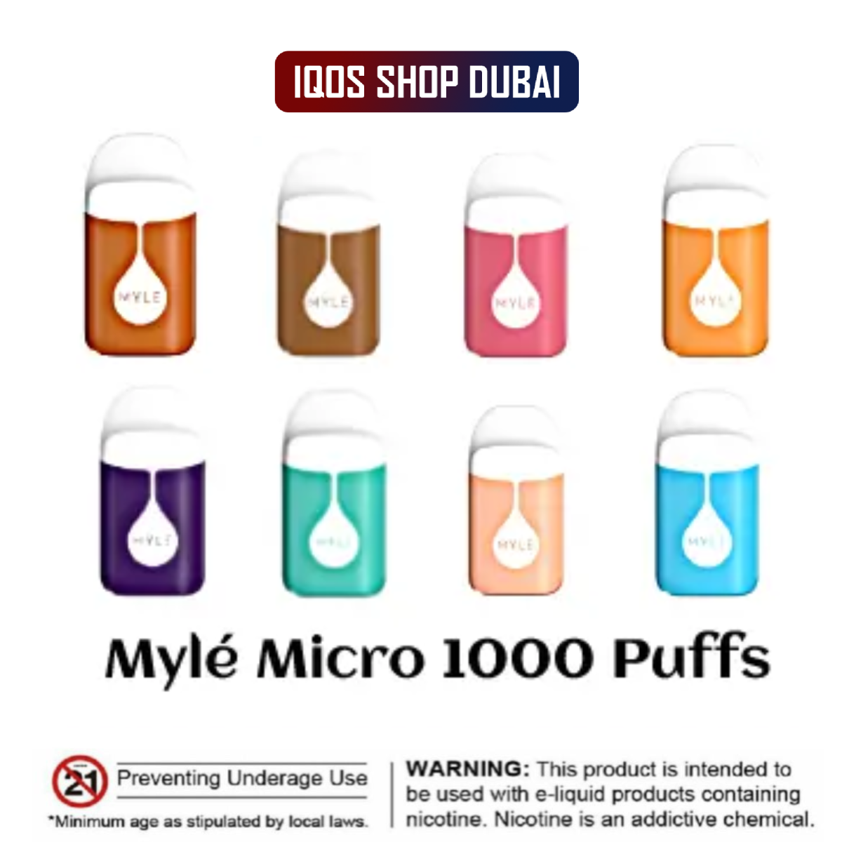 Myle Micro Disposable 1000 Puffs Vape