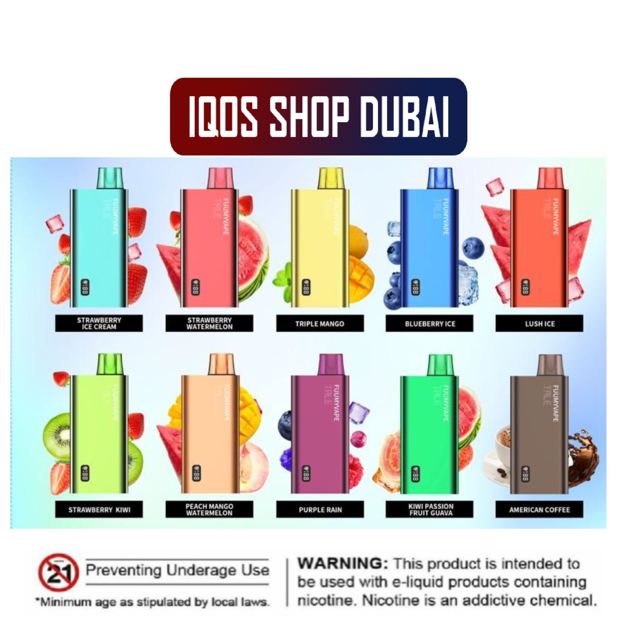 Fuumy Vape 12000 Puffs Disposable in Dubai